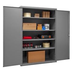 Durham Mfg. Cabinet, 14 Gauge, 4 Shelves, 48 x 24 x 72 | 3502-4S-95