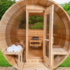 Dundalk Leisurecraft Serenity MP Barrel Sauna CTC2245MPW