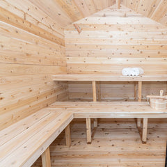 Dundalk Leisurecraft CT Georgian Cabin Sauna with Porch CTC88PW