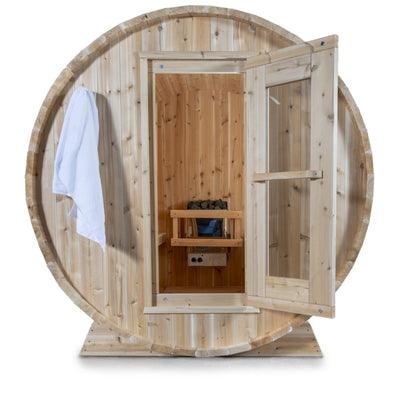 Dundalk Leisurecraft 4 Person Barrel Sauna CT Harmony CTC22W