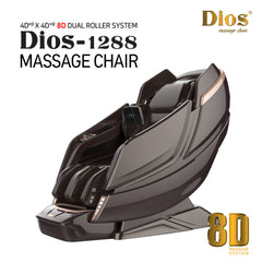 Kahuna Chair Dios Massage Chair 8D AI Dual Air Tech Touch Roller SL-track with Brain Relaxation Program 1288