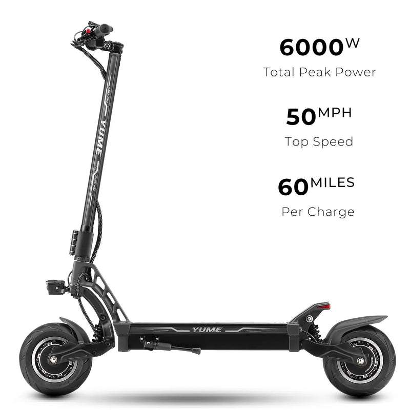 YUME Hawk Pro On-Road Electric Scooter with Dual Motors