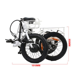 Eunorau New Trike Foldable Electric Bike