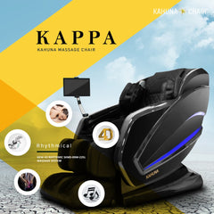 Kahuna Chair Exquisite Rhythmic HSL-Track Kahuna Massage Chair HM-Kappa Black - KCMHMKappaBlack