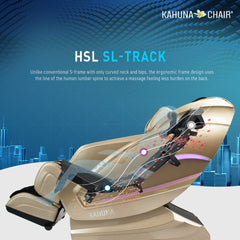 Kahuna Chair Exquisite Rhythmic HSL-Track Kahuna Massage Chair HM-Kappa Black - KCMHMKappaBlack